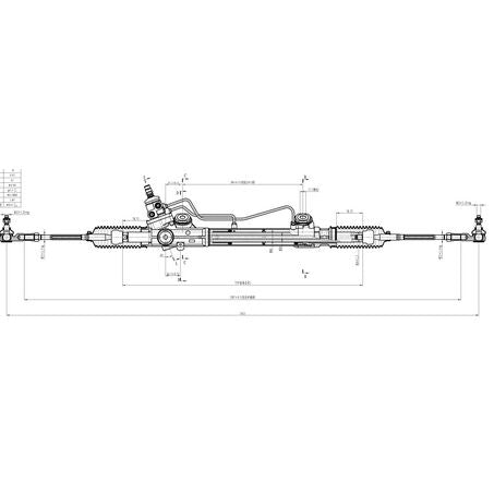 SAS AUTO PARTS SAS Steering Rack Assembly SR2012