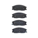 RDA GP MAX LOW METALLIC BRAKE PAD SET HYUNDAI SSANGYONG RDB1745