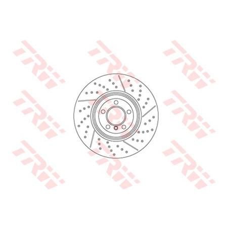 TRW Disc Brake Rotor 370mm x 28.4 Min