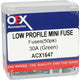 OEX Micro Blade Fuse 30A Green 50 Pce