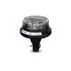 ECCO 12/24V Amber Beacon Clear Lens, Low Profile , Din Flexi Mount EB5103CA