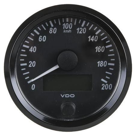 VDO SingleViu Speedometer 0-200km 80/85mm A2C3832940030
