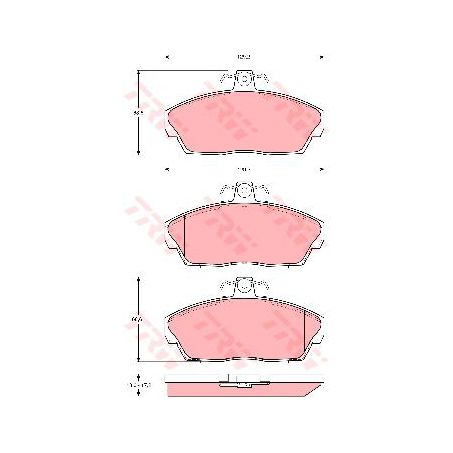 TRW Brake Pad Set (DB1360)