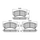 RDA PHANTOM CERAMIC BRAKE PAD SET MAZDA RDC2063