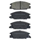 RDA GP MAX LOW METALLIC BRAKE PAD SET HOLDEN ISUZU RDB1116