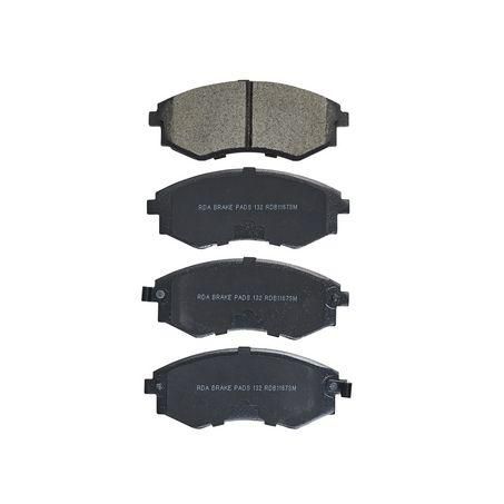 RDA GP MAX LOW METALLIC BRAKE PAD SET HYUNDAI SSANGYONG RDB1167