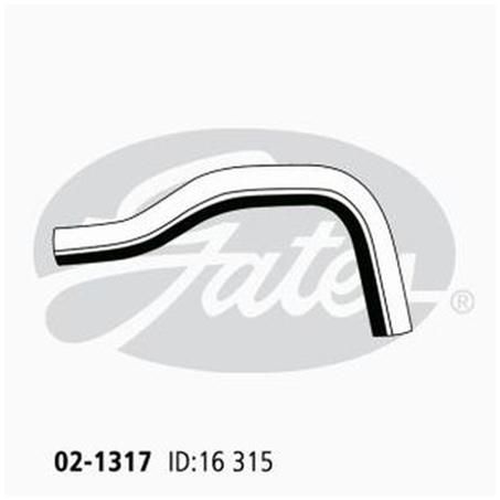 Gates Moulded Heater Hose 02-1317