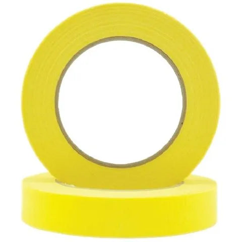 EDS High-Performance Auto Masking Tape â€“ Yellow, 24mm x 50m, 36 Pack