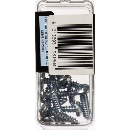 CHAMPION AUTO PARTS Champion Self Tapping Pan Head Screw Pack 12G x 1in. BH166
