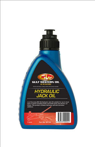 Gulf Western HYDRAULIC JACK OIL ISO32 - 1L 30194