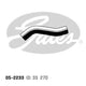 Gates Radiator Hose Upper 05-2233