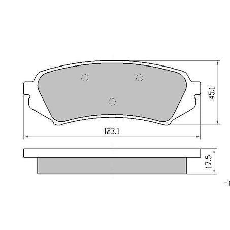 RDA PHANTOM CERAMIC BRAKE PAD SET LEXUS TOYOTA RDC1383