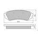 RDA PHANTOM CERAMIC BRAKE PAD SET LEXUS TOYOTA RDC1383