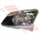 ISUZU HEADLAMP - L/H - BLACK - ISUZU D-MAX P/UP 2012
