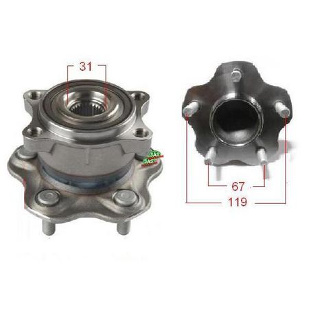 SAS AUTO PARTS HUB WH114