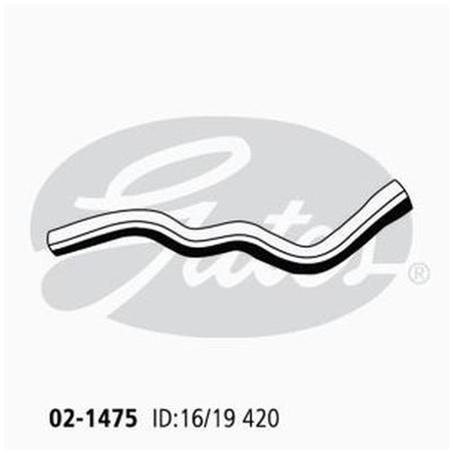 Gates Moulded Heater Hose 02-1475