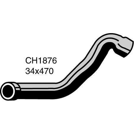 MACKAY Radiator Upper Hose BMW 325E E30 - 2.7L I6 CH1876