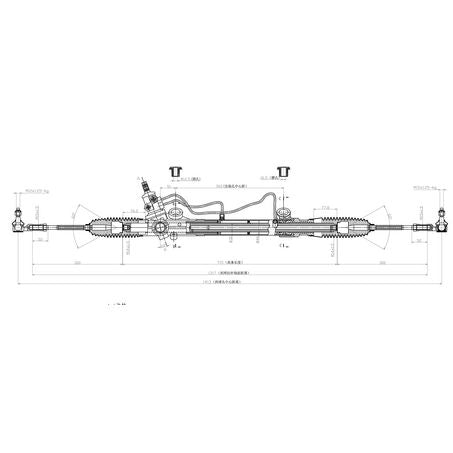 SAS AUTO PARTS SAS Steering Rack Assembly SR2007