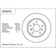TRW Disc Brake Rotor 264mm x 22 min