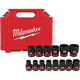 Milwaukee 14 Pc 1/2in Dr Impact Socket Set - Metric 49667013