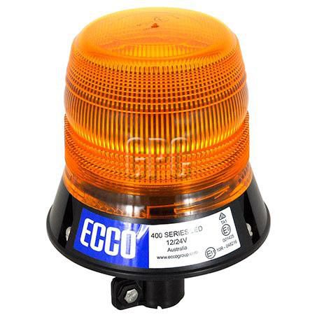 ECCO LED Beacon Amber 12 or 24V Pole Mount V11056