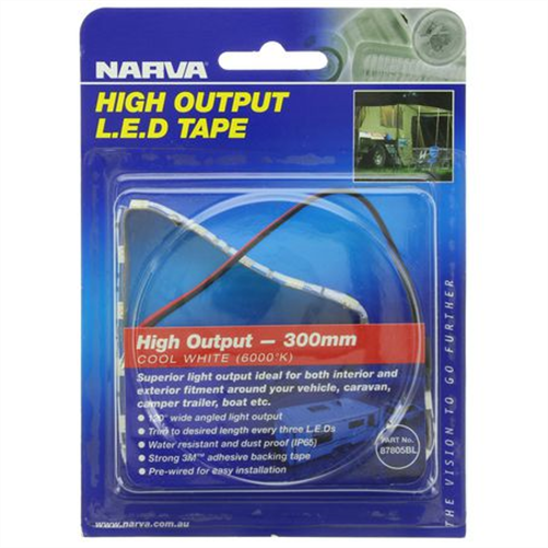 Narva LED STRIP FLEXIBLE 12V ADHESIVE MOUNT 300MM
