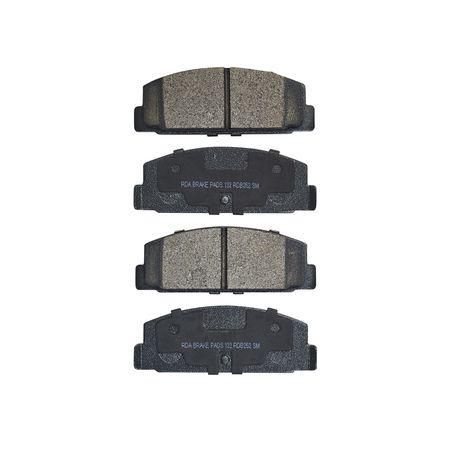 RDA BRAKES RDA GP Max General Purpose Low Metallic Brake Pad Set RDB252