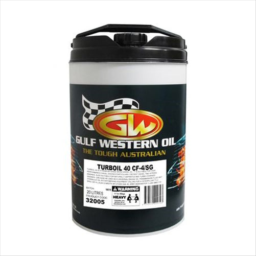 Gulf Western TURBOIL SAE40 DIESEL ENGINE OIL - 20L 32005