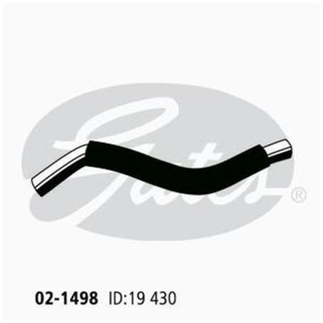 Gates Moulded Heater Hose 02-1498
