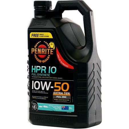 Penrite HPR 10 Engine Oil 10W-50 Engine Oil 5L