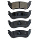 RDA GP MAX LOW METALLIC BRAKE PAD SET FORD EXPLORER RDB1986