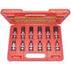 T & E TOOLS T&E 12 Piece AF In-Hex 1/2 inch Socket Set 94111