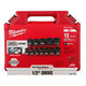 Milwaukee 12 Pc 1/2in Dr Impact Socket Set - SAE 49667010