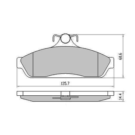 RDA PHANTOM CERAMIC BRAKE PAD SET HOLDEN HSV MERCEDES-BENZ RDC1085