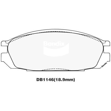 PROSELECT REAR DISC  BRAKE PADS - NISSAN PATROL CERAMIC 87-99