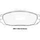 PROSELECT REAR DISC  BRAKE PADS - NISSAN PATROL CERAMIC 87-99