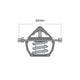 Tridon Thermostat 54mm - 91 Degrees C TT420-195