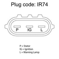OEX ALTERNATOR 12V 55A DENSO STYLE