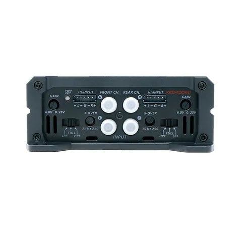 Cerwin-Vega XED Series 4-Channel Amplifier | 90W x 4 @ 2Ω / 60W x 4 @ 4Ω | Compact Full-Range Power