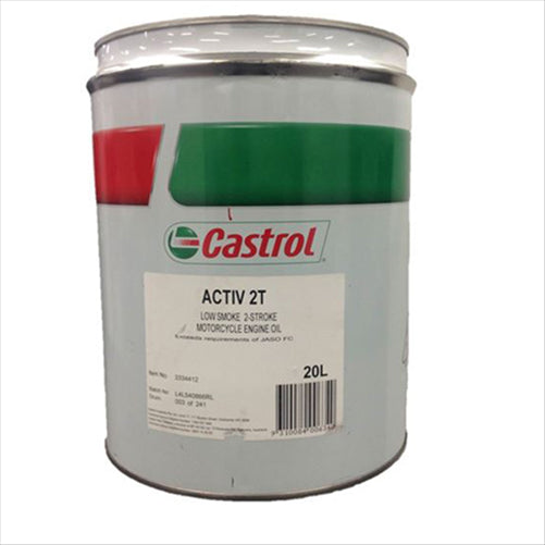 CASTROL ACTIV 2T MOTORCYCLE ENGINE OIL 20L 3334412