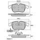 RDA PHANTOM CERAMIC BRAKE PAD SET AUDI A4 A5 S4 RDC2217
