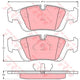 TRW Brake Pad Set (DB1224)