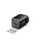 MICRODIA SmartCube Nano 30W Dual-Port GaN Wall Charger â€“ Black