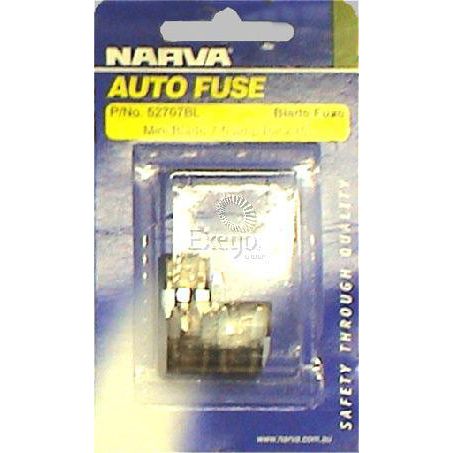 Narva Mini Blade Fuse 7.5A Brown 5 Pce