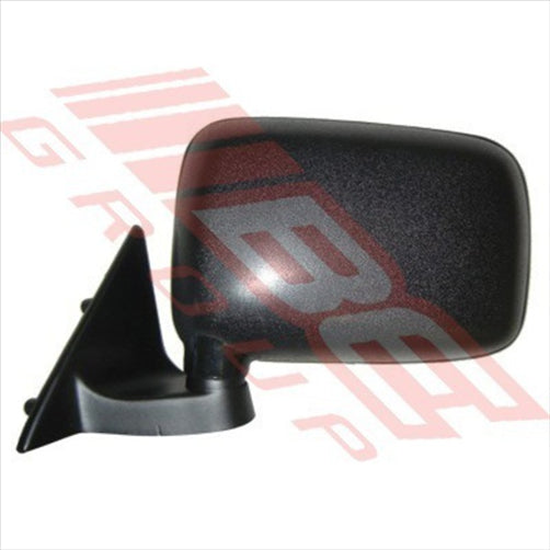 Ford DOOR MIRROR - L/H - CORNER MOUNTED - BLK - MAZDA B SERIES 1986