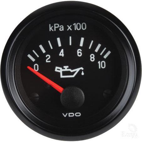 VDO Pressure Gauge Electric 24V (0 - 1000 kpa) 350040017