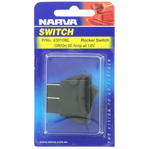 Narva Rocker Switch Off/On DPST (Contacts Rated 20A @ 12V)