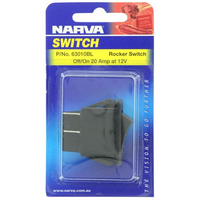 Narva Rocker Switch Off/On DPST (Contacts Rated 20A @ 12V)