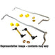 Whiteline - Front And Rear Sway Bar - Vehicle Kit BMK002