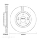 BRAKE DISC FRONT HYUNDAI 305mm D61781.10